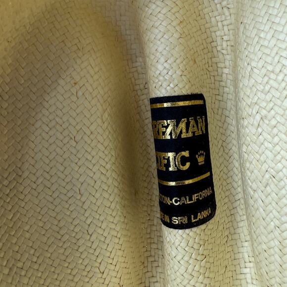 Dorfman Pacific Cream Cowboy Hat with Multicolor Band - Picture 5 of 6